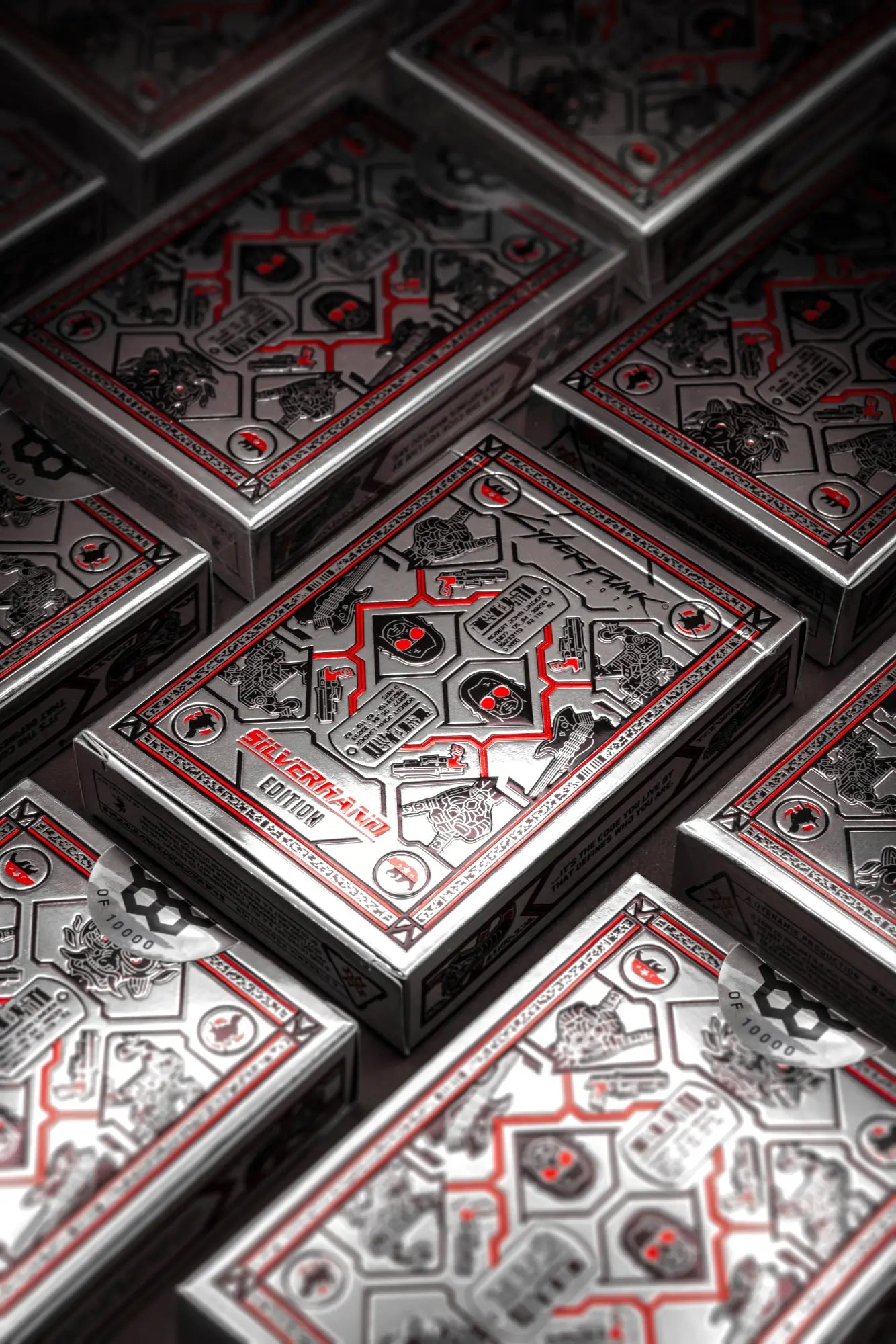 Cyberpunk 2077 Playing Cards - Silverhand Edition