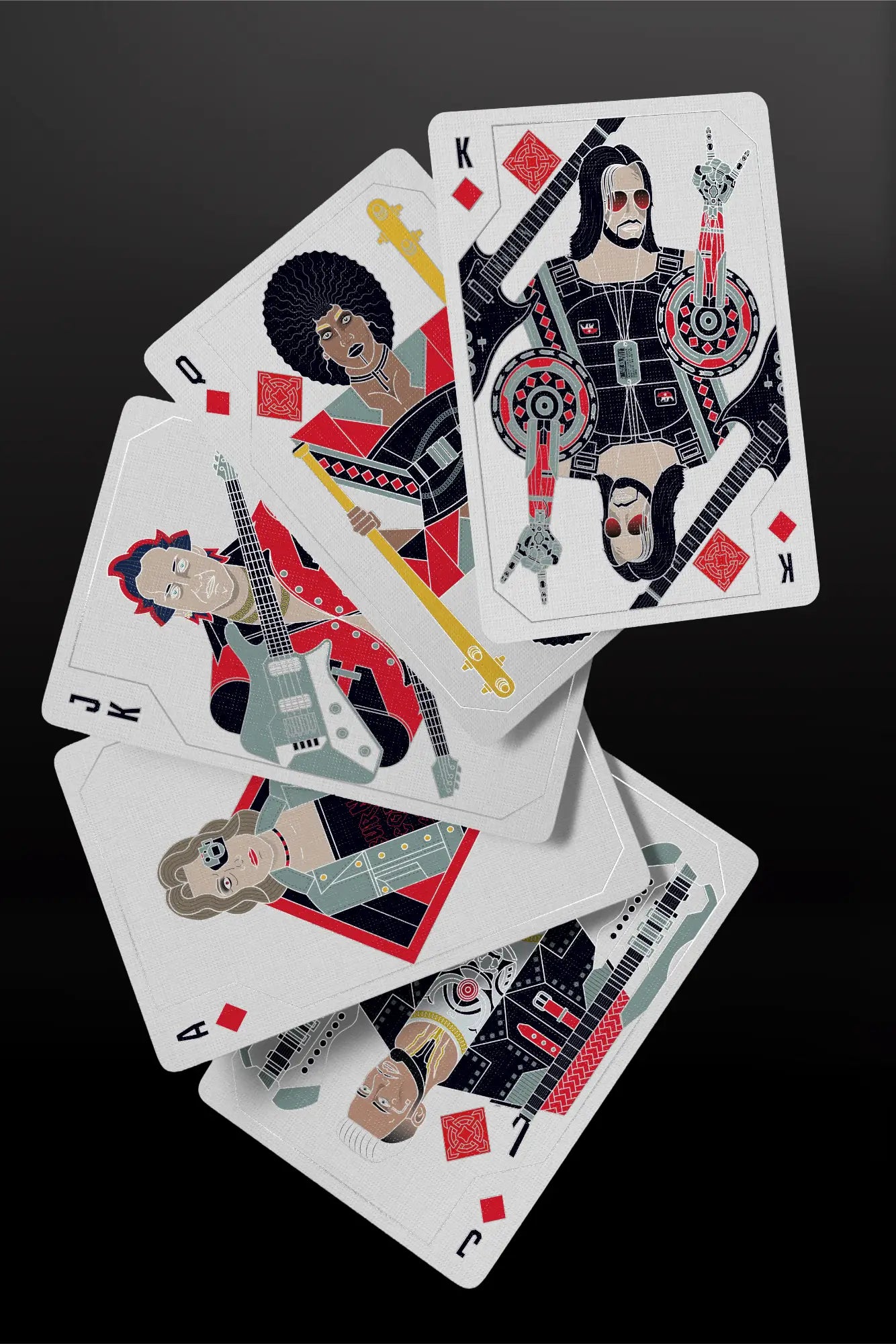 Cyberpunk 2077 Playing Cards - Silverhand Edition
