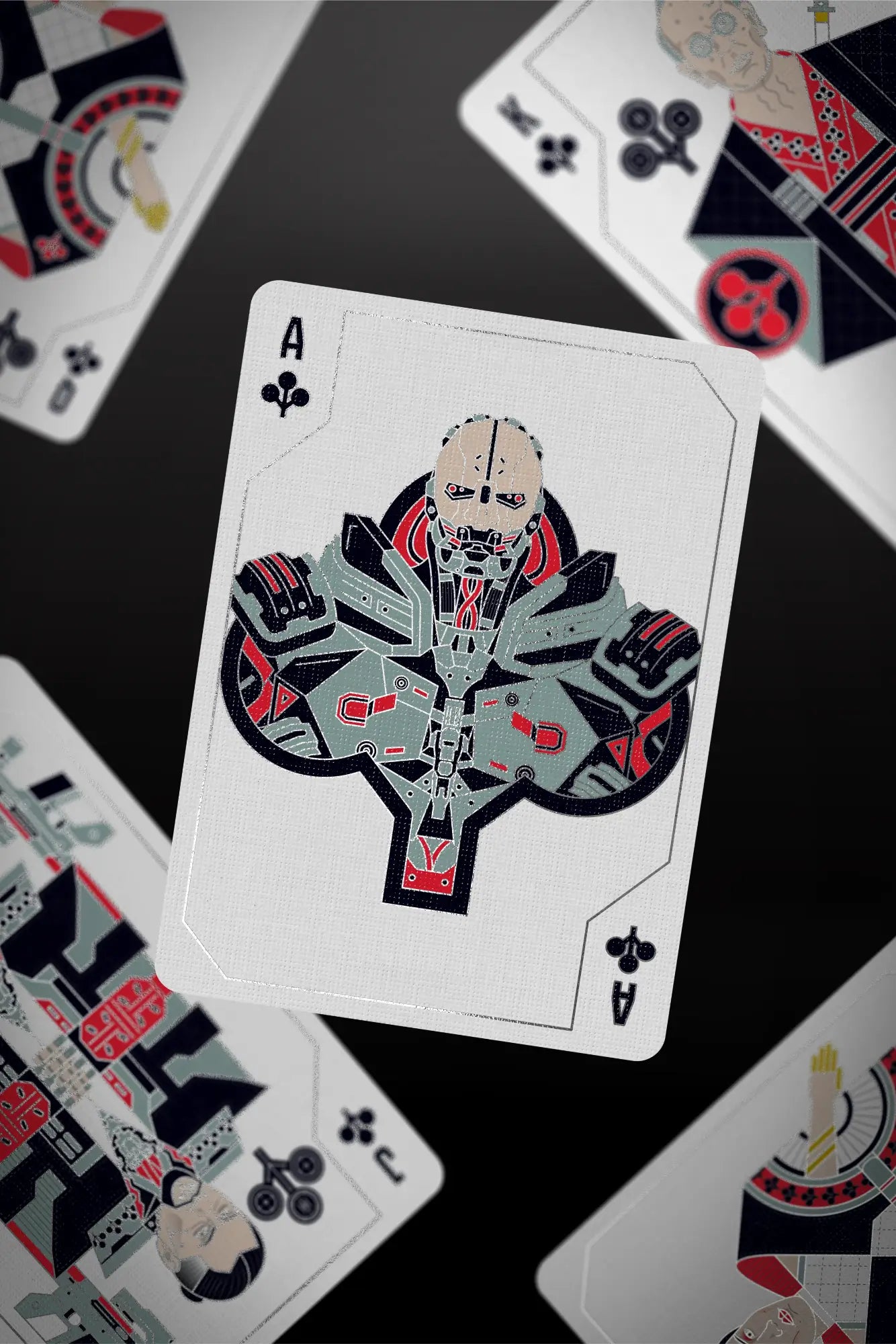 Cyberpunk 2077 Playing Cards - Silverhand Edition