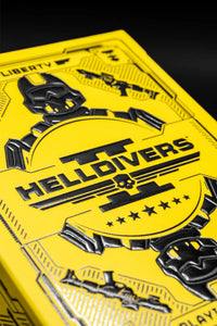 Helldivers 2 Playing Cards: Diving Yellow