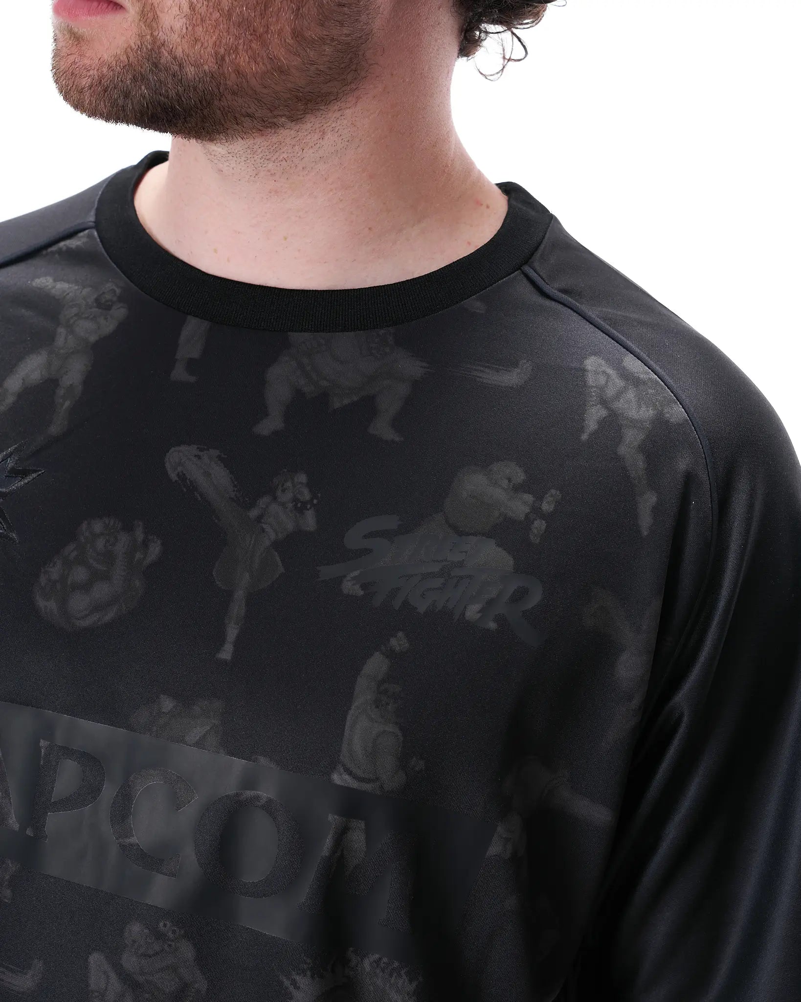 Street Fighter Retro Jersey - Blackout