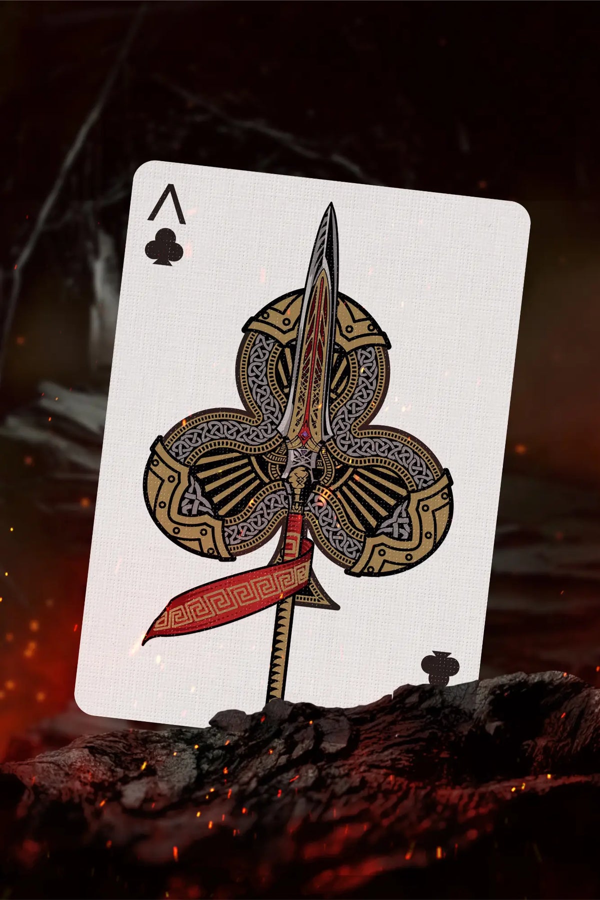 God of War Playing Cards - Blades of Chaos Edition