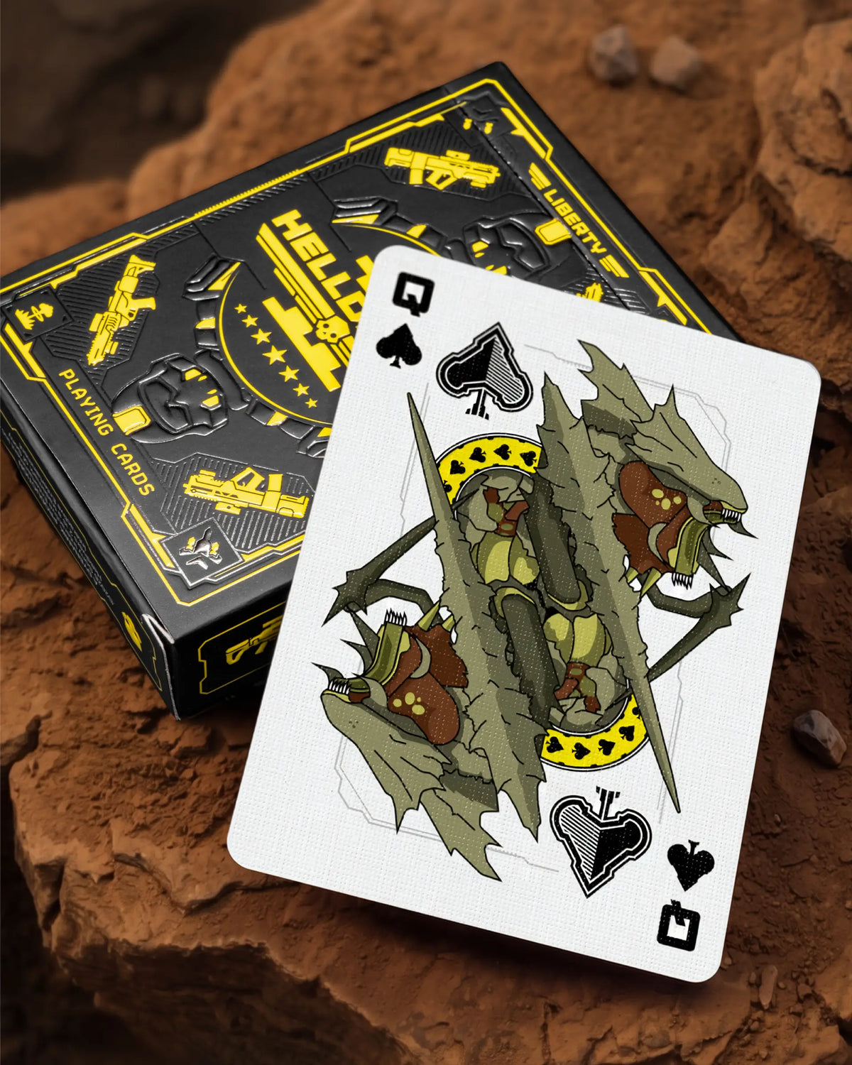 Helldivers 2 Playing Cards: Judgement Black