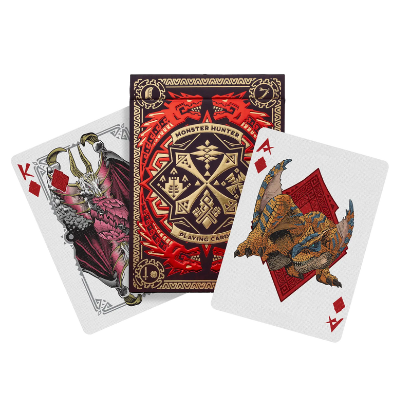 Monster Hunter Playing Cards - Collectors Edition Red