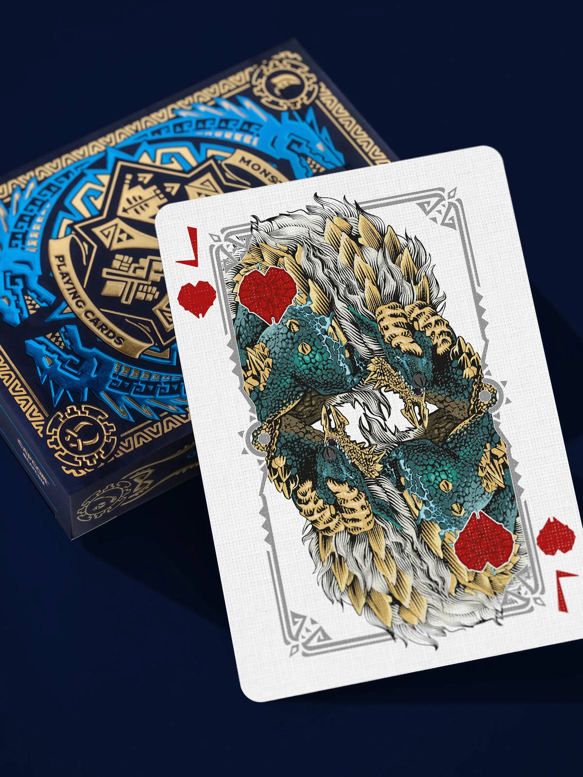 Monster Hunter Playing Cards - Collectors Edition Blue Monster Hunter Playing Cards - Collectors Edition Blue