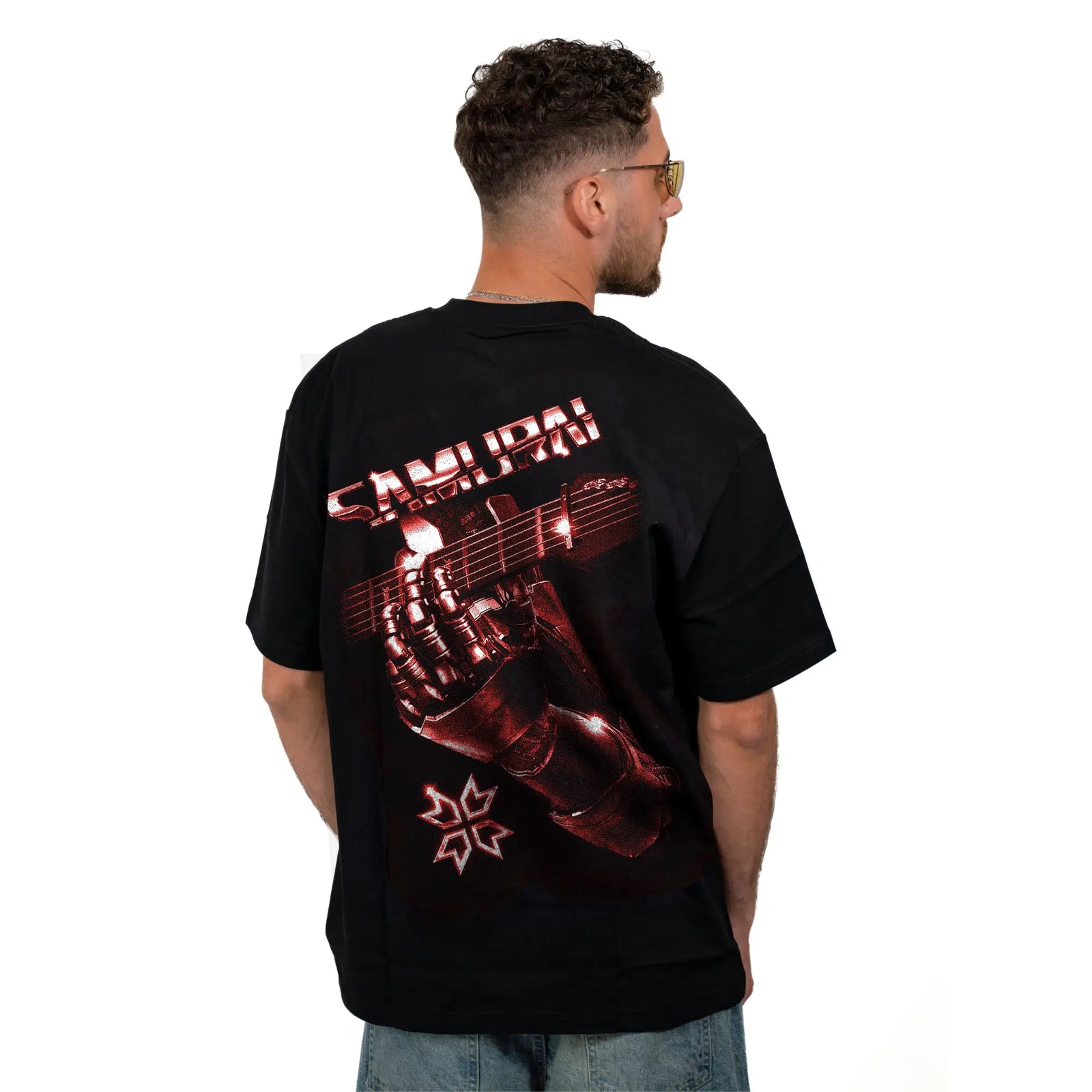Cyberpunk 2077 - Samurai Retro Band Tee Red