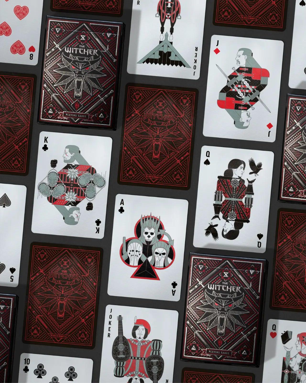 The Witcher Playing Cards: Red Edition - Dyenamik